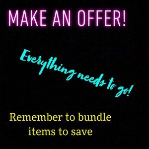 Feel free to make an offer on any item! 😊